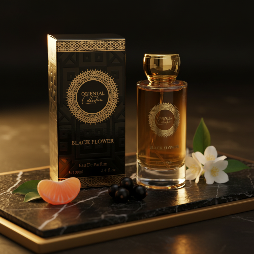 100 ml EDP BLACK FLOWER zmyselná sladká vzrušujúca unisex vôňa