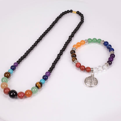 7dielna sada čakrových sviečok Emporia + DARČEK náramok a náhrdelník