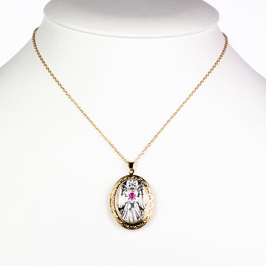 Náhrdelník s medailónikom anjelského ochrancu