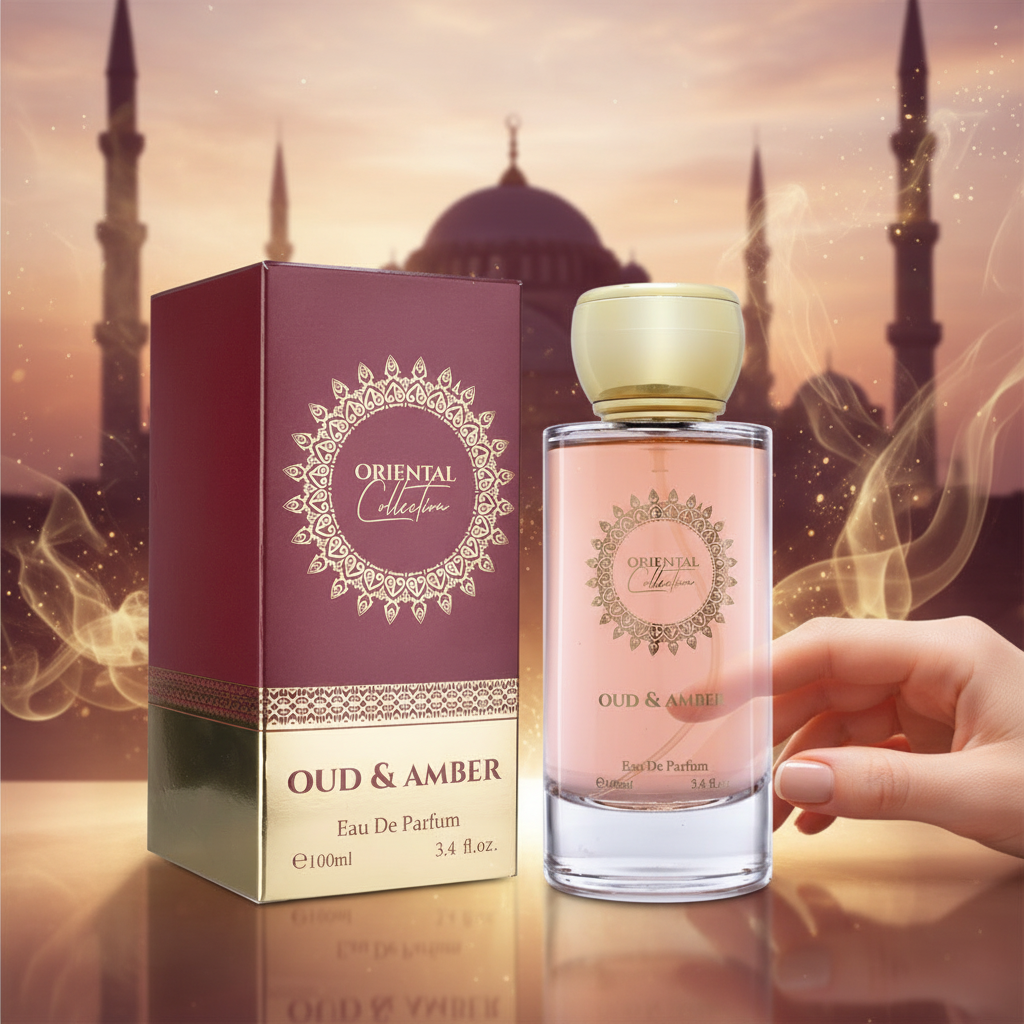 100 ml EDP OUD & AMBER Jedinečná, sladká, elegantná unisex vôňa s agarovým drevom