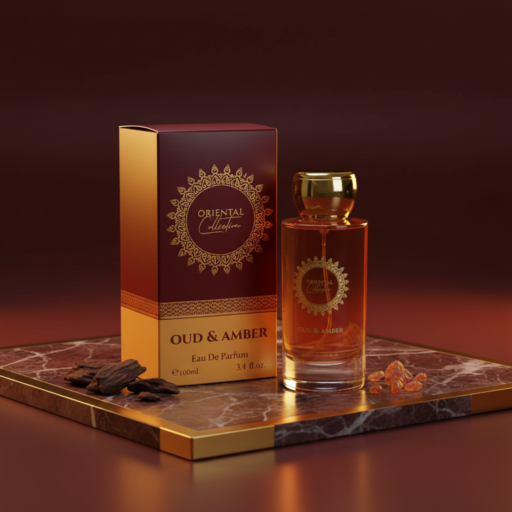 100 ml EDP OUD & AMBER Jedinečná, sladká, elegantná unisex vôňa s agarovým drevom