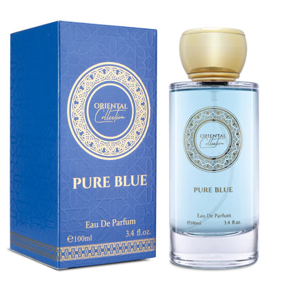 100 ml EDP PURE BLUE ovocná, citrusová, orientálna, vzrušujúca unisex vôňa