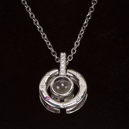 Šperkovnica Eternal Rose s náhrdelníkom "Milujem ťa".